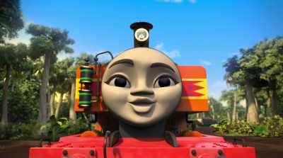 Leaves can be
very useful materials, - Thomas & Friends: Big World! Big Adventures! The Movie