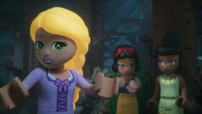 - [leaves rustling]
- [gasps] - LEGO Disney Princess: The Castle Quest