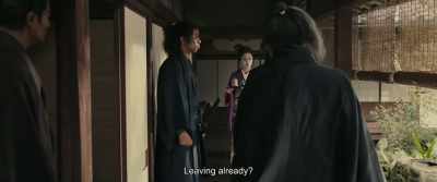 Leaving already? - Rurouni Kenshin: The Beginning