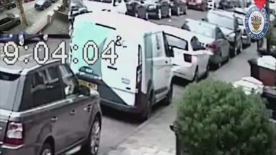 Leaving her house, cycling about,
taking the train. - Killers: Caught on Camera