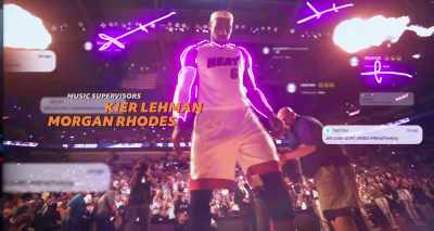 LeBron James
with his first field goal - Space Jam: A New Legacy