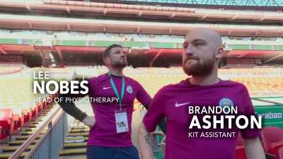 [Lee] The goose bumps
when you walk through - All or Nothing: Manchester City