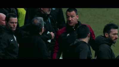 Leeds were in front by a goal to nil
and had been instructed, - Take Us Home: Leeds United