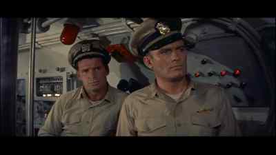 - Left full rudder.
- Left full rudder. - Up Periscope