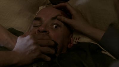 Left pupil's dilated. - Outlander