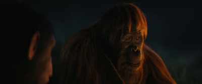 Legend says he was
reared by them... - Kingdom of the Planet of the Apes