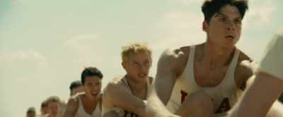 - Legs through!
- (HUME BREATHING HEAVILY) - The Boys in the Boat