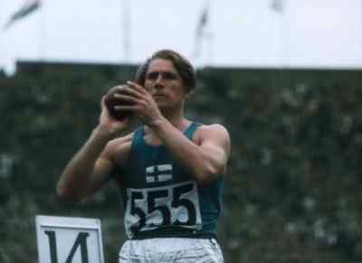 Lehtila of Finland also trying to - XIVth Olympiad: The Glory of Sport
