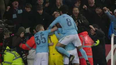 Leicester City are out, - All or Nothing: Manchester City