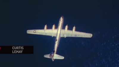 Lemay: WE BELIEVED
THAT IF STRATEGIC AIR POWER - The Pacific War in Color