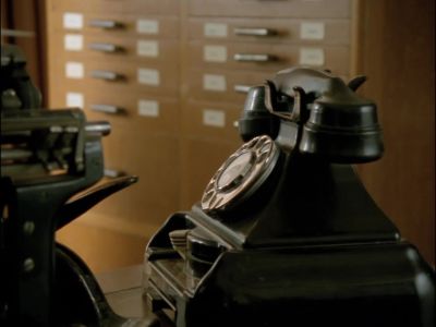 -[Lemon typing]
-[phone rings] - Agatha Christie's Poirot