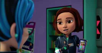 Lena's parents
have a super cool lake house, - Spy Kids: Mission Critical