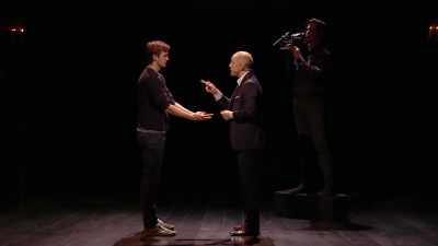 -Lend you two 50p's
-[laughter] - Derren Brown: Miracle