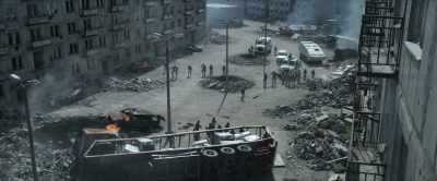 -[Leo] All right.
-[man shouts in Ukrainian] - Outside the Wire