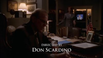 -Leo.
-ls he here? - The West Wing