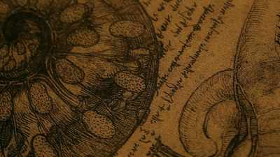 Leonardo da Vinci, for instance,
with his anatomical drawings, - Origins: The Journey of Humankind