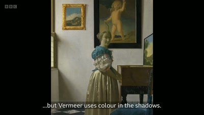 Leonardo da Vinci said,
"Just use black," - Close to Vermeer