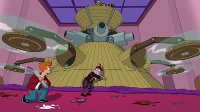Leonardo, stop! - Futurama