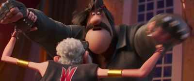 Lesson two: The Belgian
five-armed nose pick. - Minions: The Rise of Gru