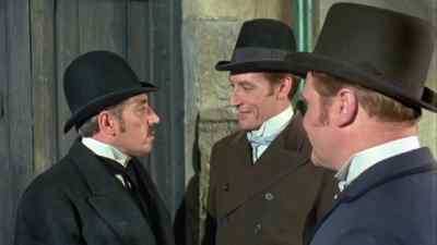 - Lestrade?
- Mr Holmes, what are you doing here? - A Study in Terror