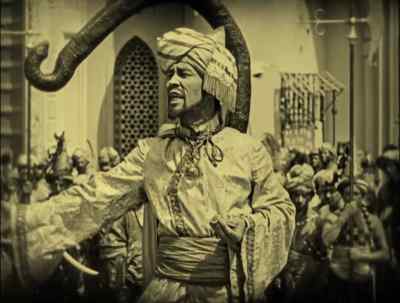 Let all thieves beware! Four
and twenty lashes for the - The Thief of Bagdad
