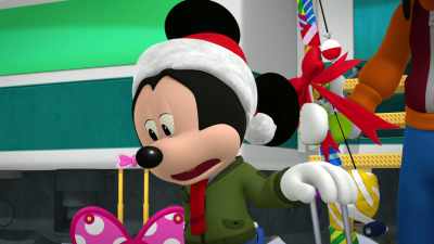 - Let me check my Pal Tracker.
- [BEEPS] - Mickey and Minnie Wish Upon a Christmas
