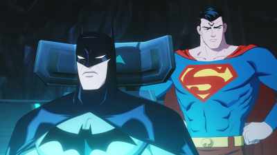 Let me drop Jonathan at home
and we'll head to the Watchtower, - Batman and Superman: Battle of the Super Sons