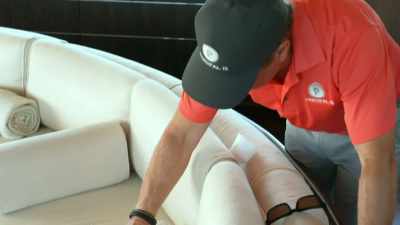 Let that dry and sit
for a while, - Below Deck Sailing Yacht