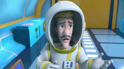 Let me fly my own shuttle back
so I don't look like a buffoon. - Rainbow Rangers