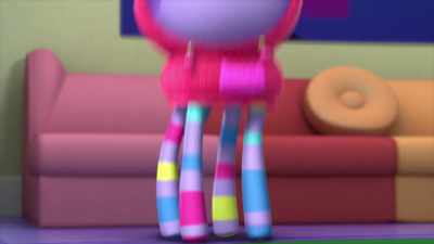 -Let me get this beat pumping.
-[decks whirring] - Gabby's Dollhouse
