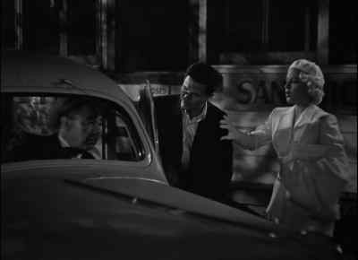 Let me get behind that wheel.
You're too tight to drive. - The Postman Always Rings Twice