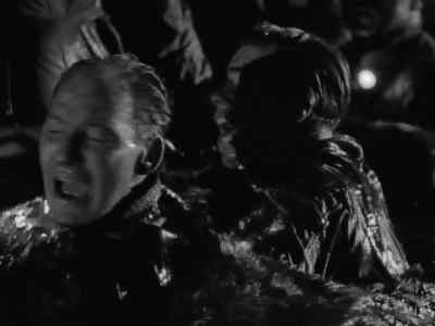 Let me get hold!
I haven't got a life belt! - The Cruel Sea