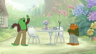 Let me get you something to sit on, Toad.
And a teacup. - Frog and Toad