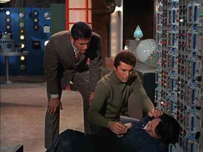 Let him go! Come on!
Let's get out of here! - The Time Tunnel