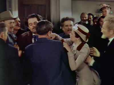 Let go ofhim, you lunkheads!
Keep cool, son. Keep cool. - The Return of Frank James