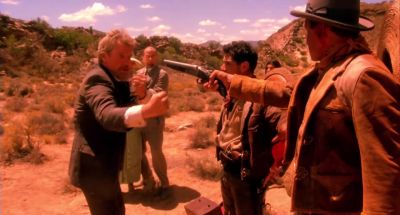 Let me kill him at once Leave him alone He is an honorable man - From Dusk Till Dawn 3: The Hangman's Daughter
