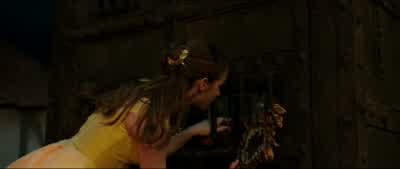 Let him out He's hurtWe can't do that missBut we'll take very good care of himMy father's not crazy - Beauty and the Beast