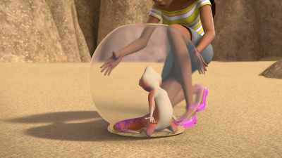 Let me out!
I'm claustrophobic! - Barbie: A Touch of Magic