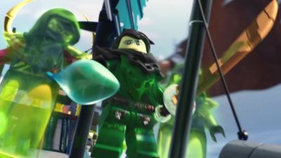 LET SEE HOW YOU LIKE
THESE WATER BALLOONS. - Ninjago: Masters of Spinjitzu