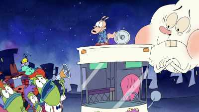 Let me take this, Mr. Gassy Cloud-Thing,
whatever you are. - Rocko's Modern Life: Static Cling