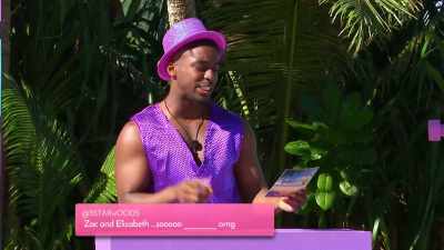 ♪ LET THE GAMES BEGIN
>> ZAC AND ELIZABETH ...SO - Love Island