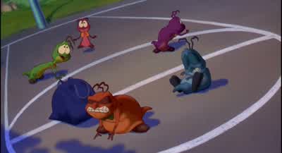 YEAH SURELET THE LITTLE PIPSQUEAKS KNOCK THEMSELVES OUT - Space Jam