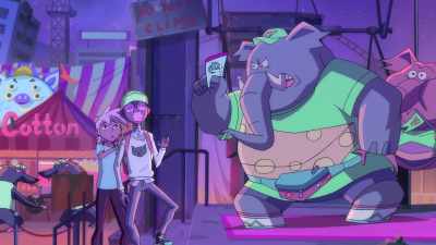 Let the riders off first! - Kipo and the Age of Wonderbeasts