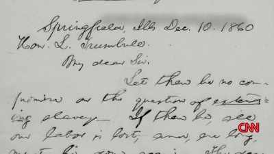 >> LET THERE BE NO COMPROMISE ON
THE QUESTION OF EXTENDING - Lincoln: Divided We Stand