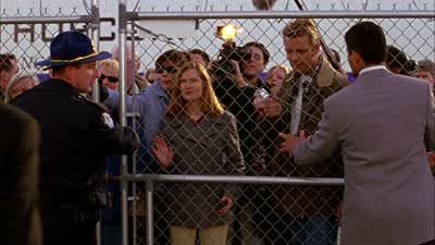 Let these two in, just these two. - Smallville