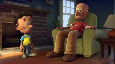 Let me unbutton my pants - Big Nate