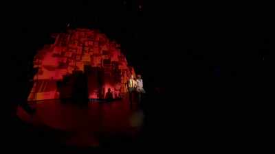 'Let us now
journey to Mount Humongous, - The SpongeBob Musical: Live on Stage!