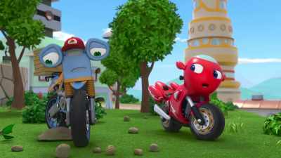 Let your wheels take the bumps, - Ricky Zoom