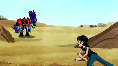 Let's be rid of this useless
vehicle, shall we? - Ben 10 vs  the Universe: The Movie