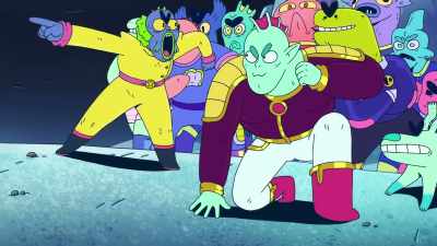 Let's beat 'em up! And
I guess, arrest them. - Aquaman: King of Atlantis